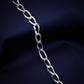 Franco Silver Link Chain For Men