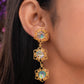 Exotic Sands Triple Flower Earrings