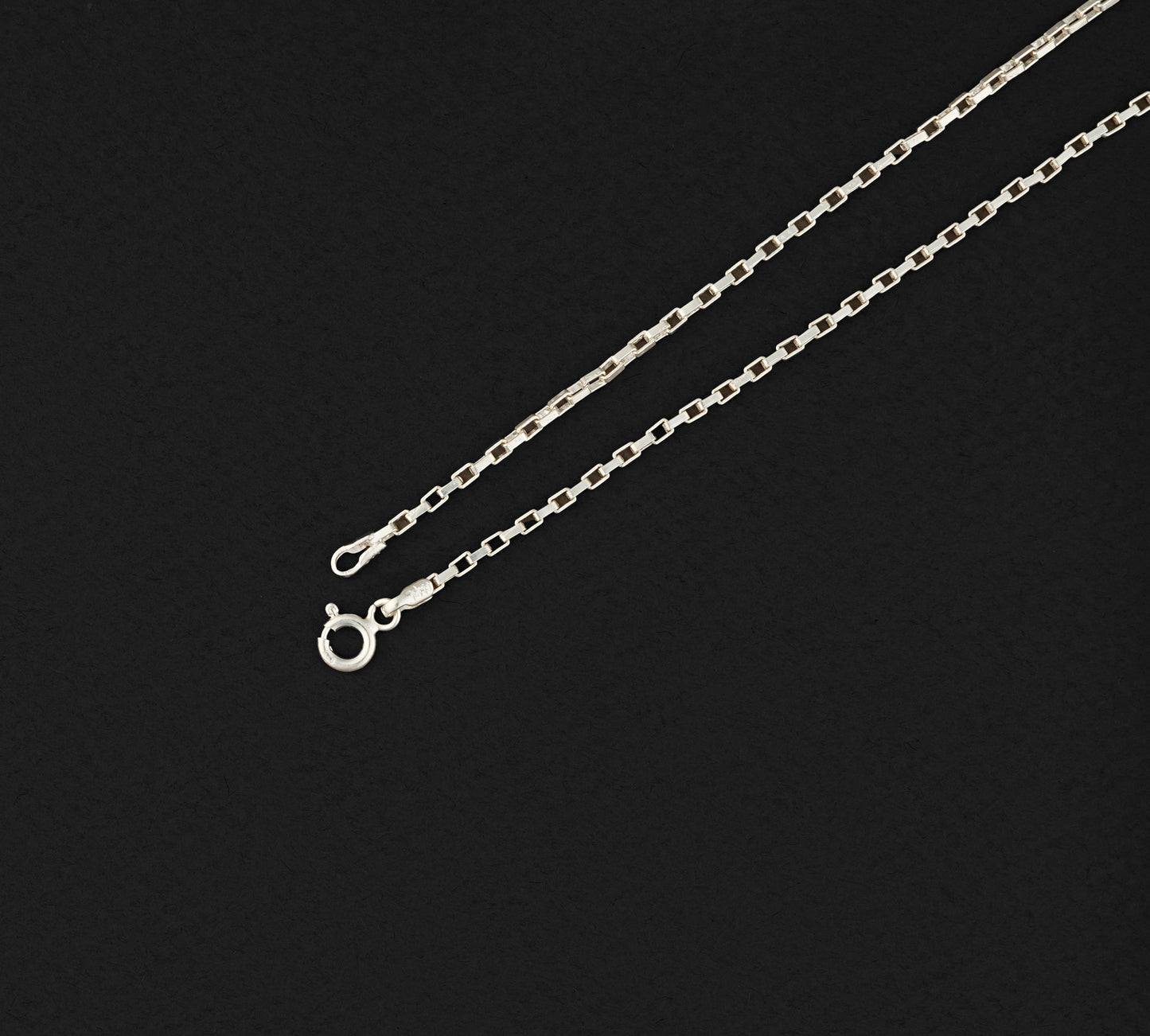 Everyday Box Links Silver Chain