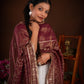 Festive Maroon Fashion Dupatta