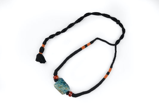 Blue Agates and Carnelian Choker