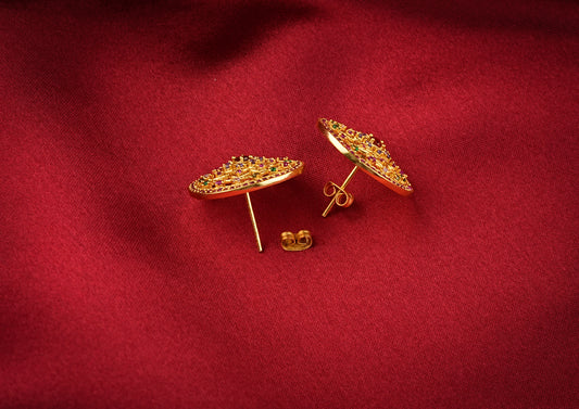 Heera Panna Studs