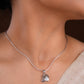 Little Hearts Silver Pendant And Necklace Set