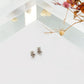 Princess Cut Zircon Silver Studs (4mm)