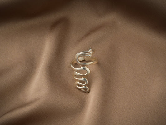 The Snake Silver Ring