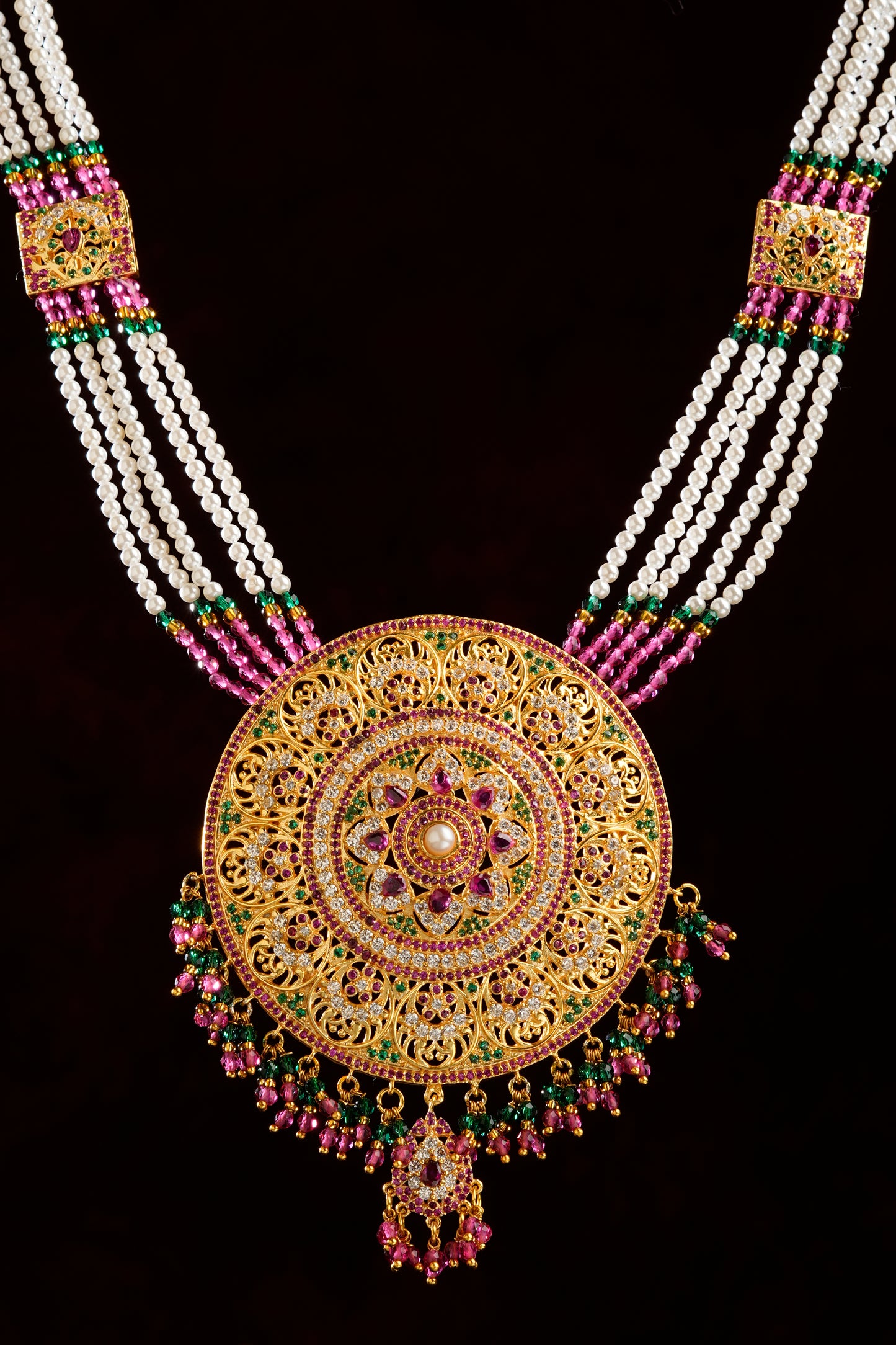 Heera Panna Rani Haar Set