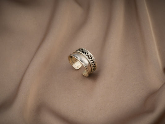 Ripple Silver Ring Band