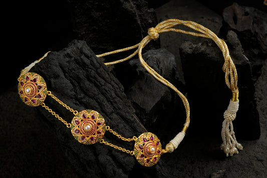 Heera Panna Ornate Choker