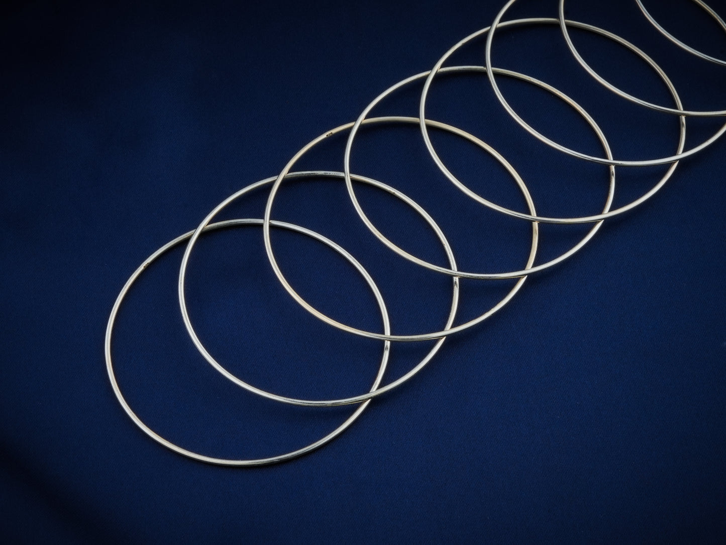 Dozen Silver Bangles(2.6)