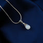 Moonstone Drops Necklace Set