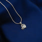 Little Hearts Silver Pendant And Necklace Set