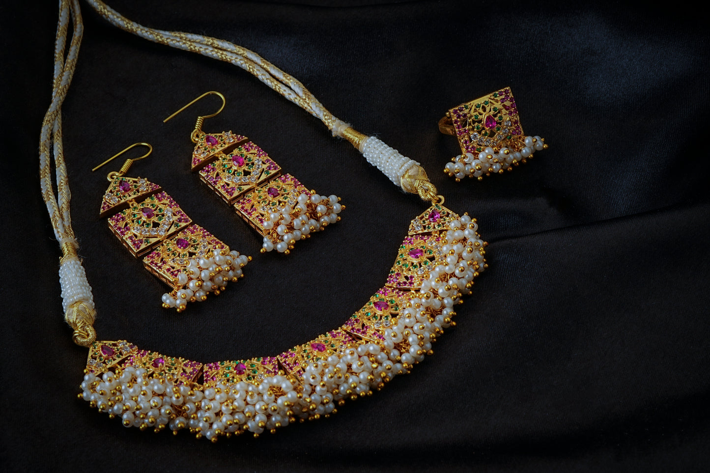 Heera Panna Exclusive  Jadau Choker Set