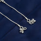 Flower Of Life Silver Anklet