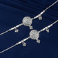 Flower Of Life Silver Anklets(2)