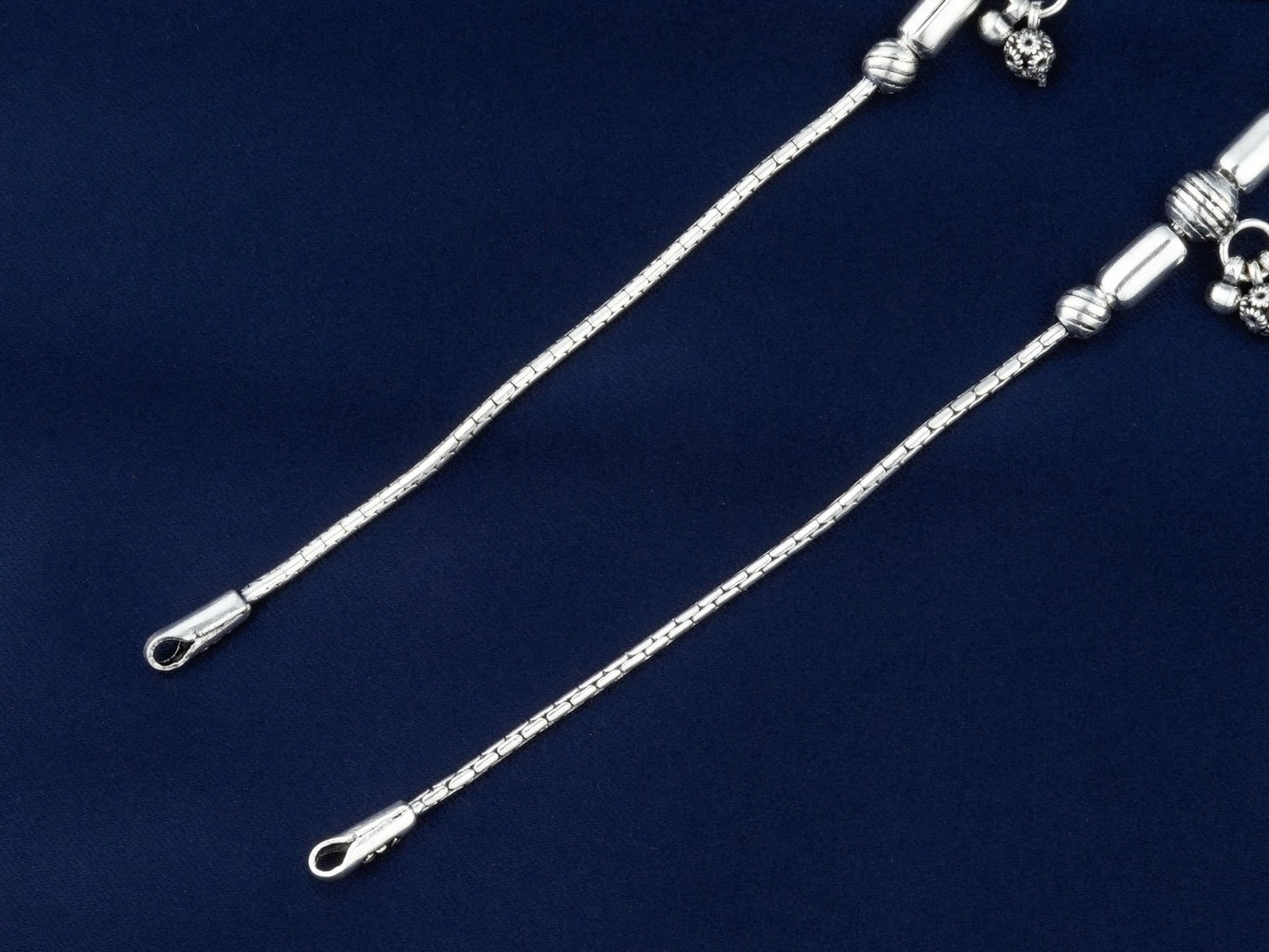 Flower Of Life Silver Anklets(2)