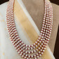 Freshwater Pearls Red Quartz Multilayer Necklaces