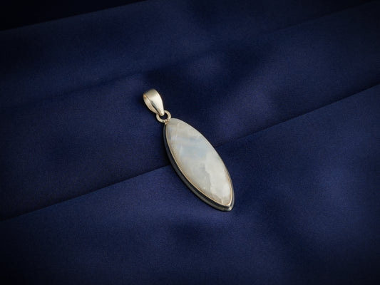 Moonstone In Silver Pendant