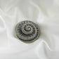 Marcasite Spiral Pendant - Sterling Silver Art Deco Necklace