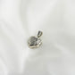 Eternal Embrace: Open Heart Marcasite Pendant