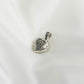Eternal Embrace: Open Heart Marcasite Pendant