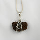 Ek Mukhi Natural Himalayan Rudraksha Om Silver Pendant