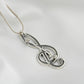 Marcasite Treble Clef brooch cum pendant