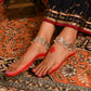 Purani Dilli Gulbaano Silver Anklets