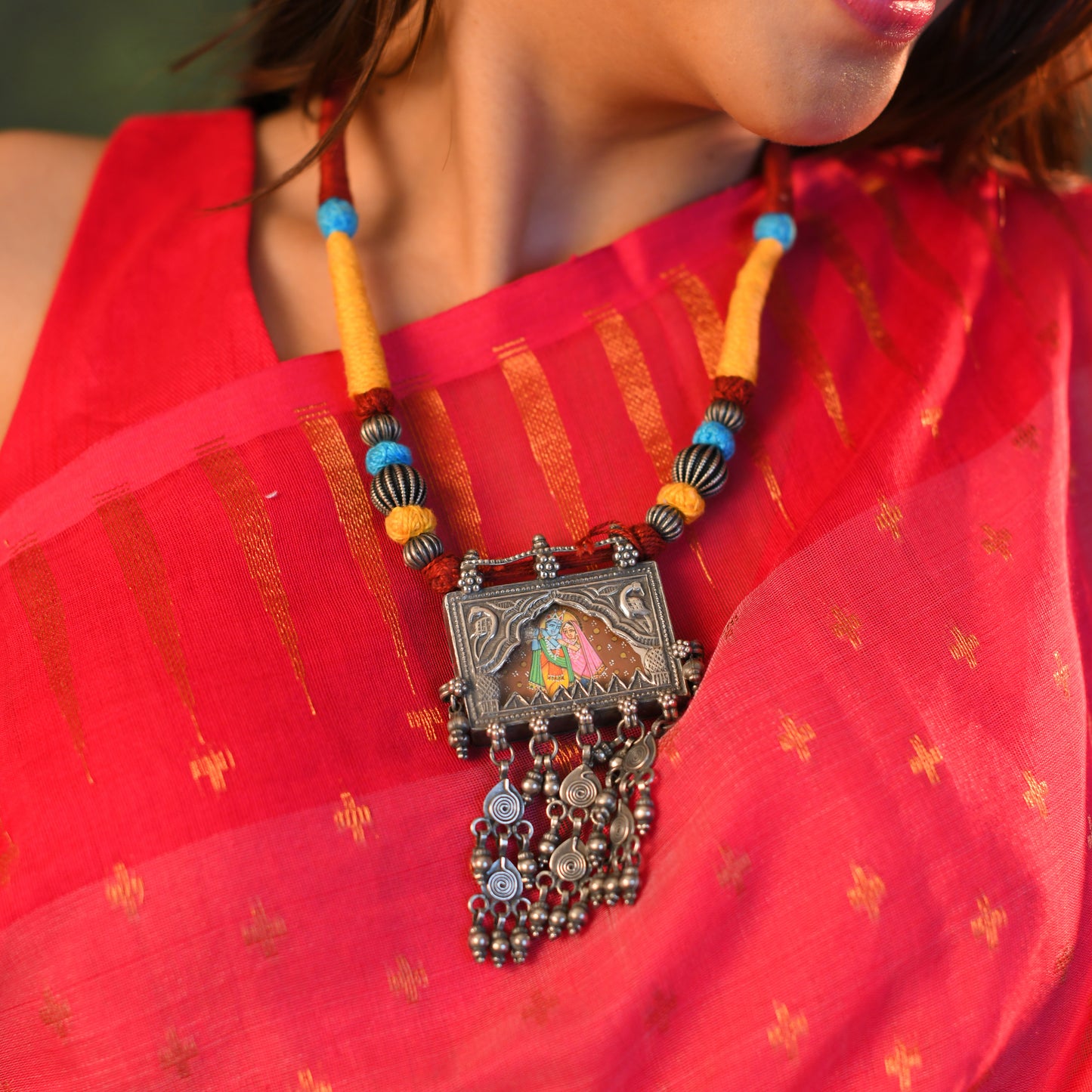 Radha-Krishna Rendition Necklace