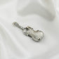 Strike a Chord: Marcasite Violin Silver Brooch Cum Pendant