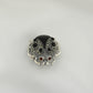Midnight Ladybug: Marcasite Silver Pendant