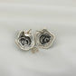 Deco Bloom Marcasite Silver Studs