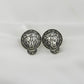 Marcasite Lion Silver Studs