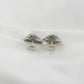 Marcasite Lion Silver Studs