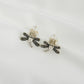 Silver Marcasite Dragonfly Studs