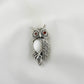 Elegant Red-Eyed Marcasite Owl