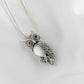 Elegant Red-Eyed Marcasite Owl