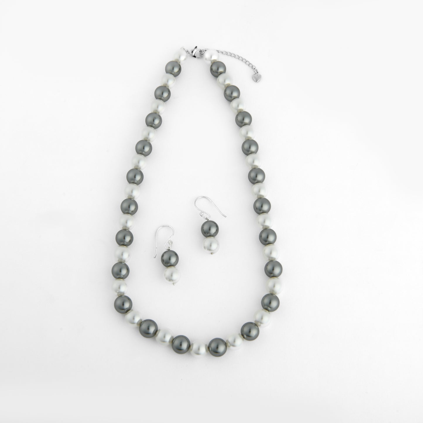 Moonlit Mist Pearls Necklace Set