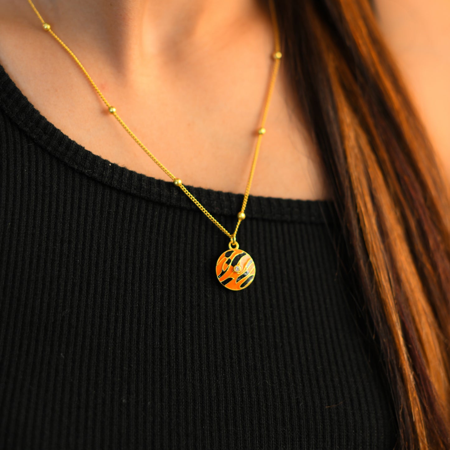 Corbet Romeo Tiger Stripes Necklace