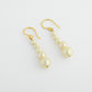 Small Graduated Pearl Danglers