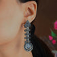 Hibiscus Mystic Triangle Earrings