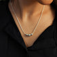 Dainty Ball Trio Silver Chain