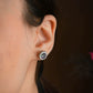 Mystic Topaz Zirconia Silver Studs