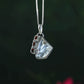 Pearl Garnet Silver necklace