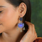 Madhu Chandrika Chandani Silver Mirror Earrings