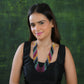 Multi Coloured Natural Gemstone Necklace