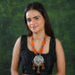 Silver Carnelian Antique Necklace