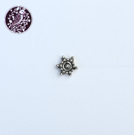 Bindu Silver Nose Pin