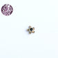 Mogra Black Onyx Silver Nose Pin