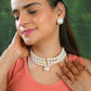 Florence Pearl Choker Necklace And Studs Set
