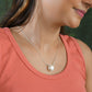 Elegant Dyna Baroque Pearl Set with Chain